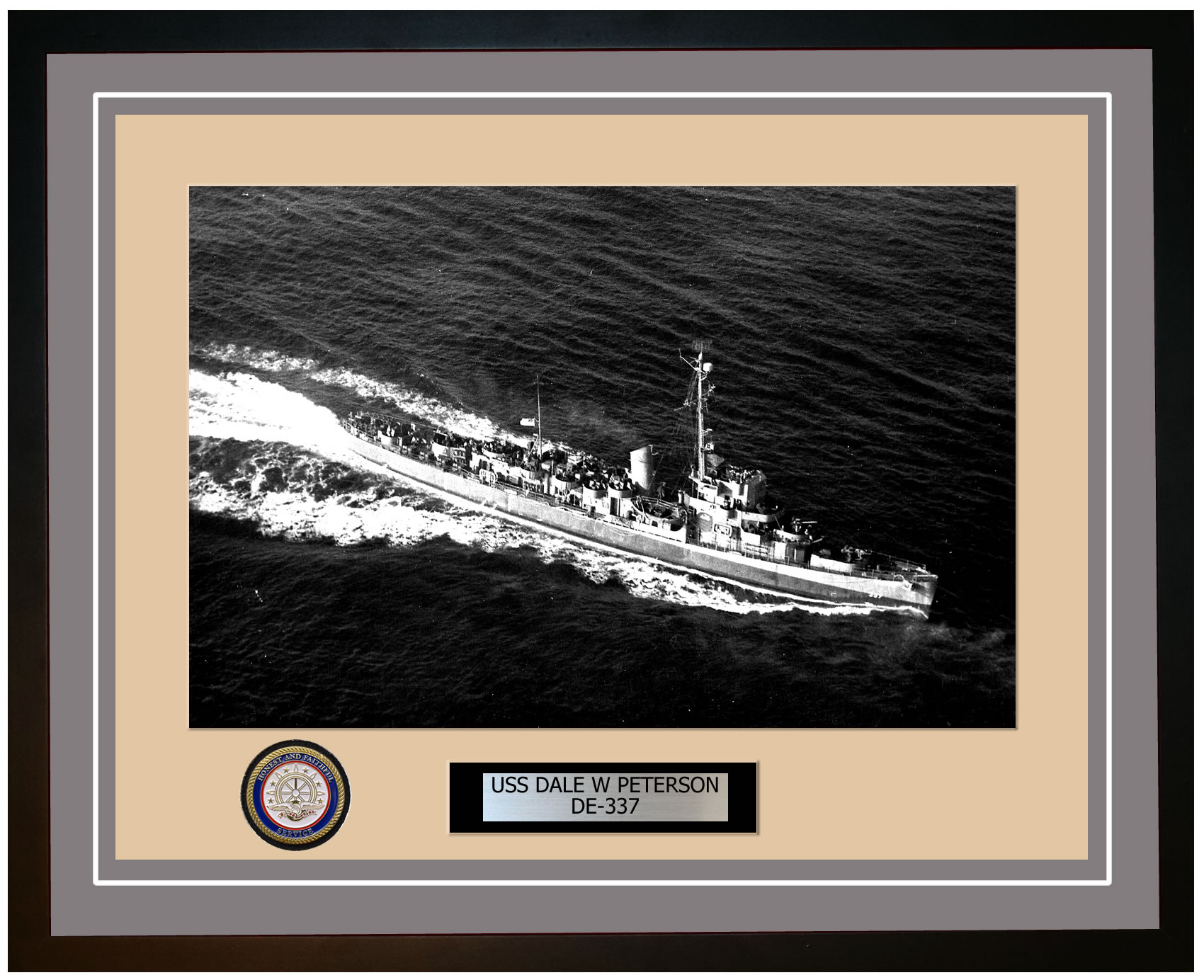 USS Dale DLG 19 Personalized Canvas Ship Photo Print Navy Veteran Gift